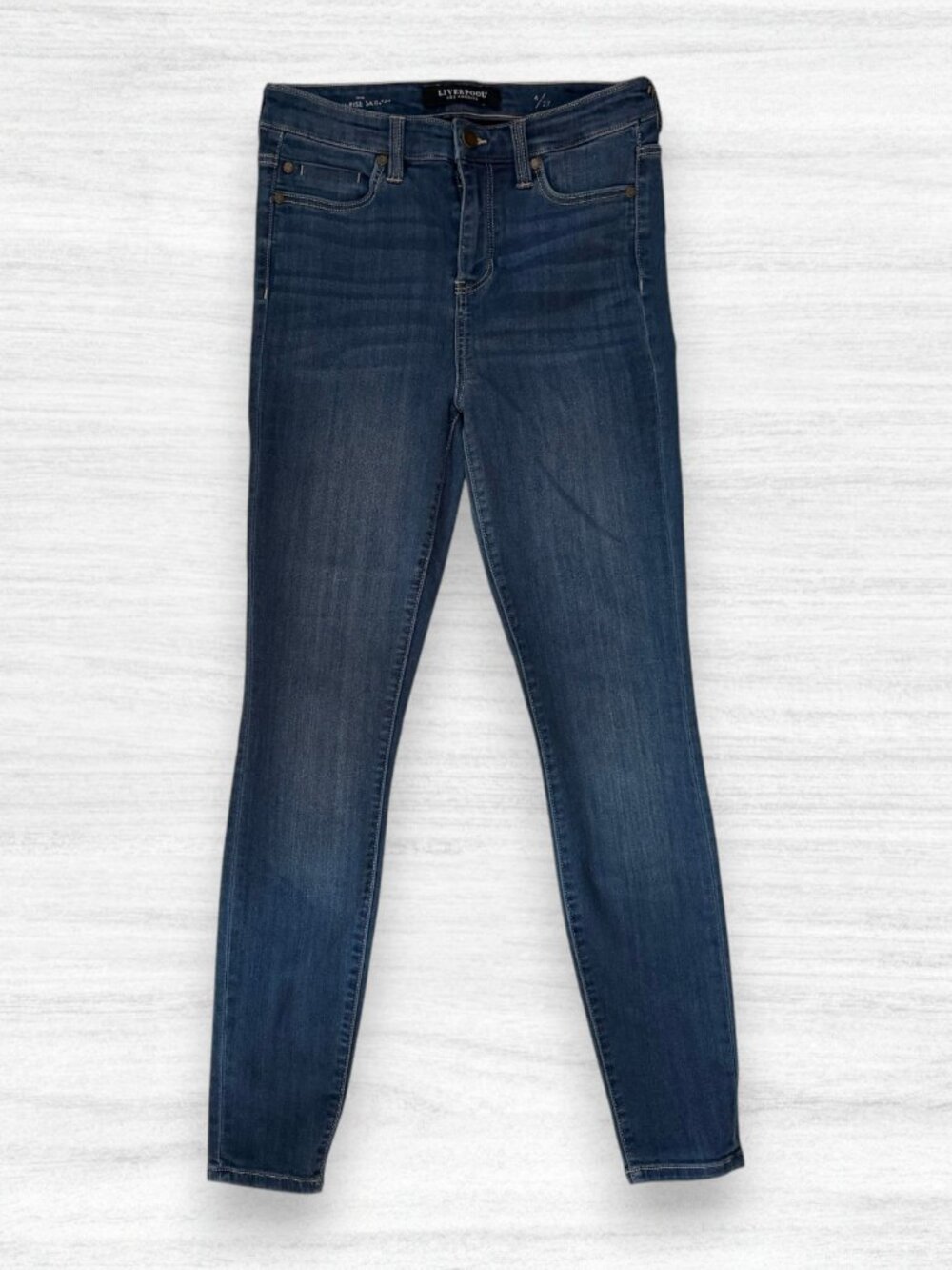 Liverpool Los Angeles High Rise Sadie Skinny Jeans Size 4 / 27 Goldwater Wash